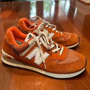 Men’s New Balance 574 Burnt Orange